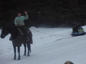 We do what we can to entertain oursleves during long Vermont winter.